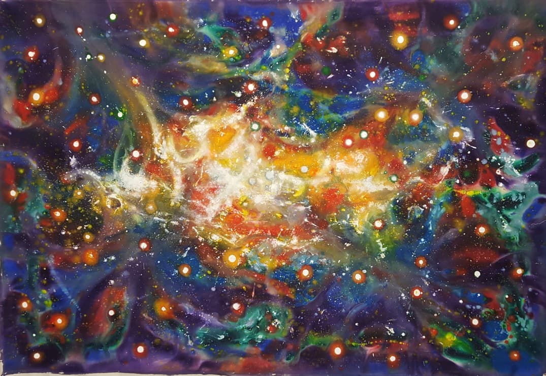 Narducci Untitled, #311, acrylic on canvas
