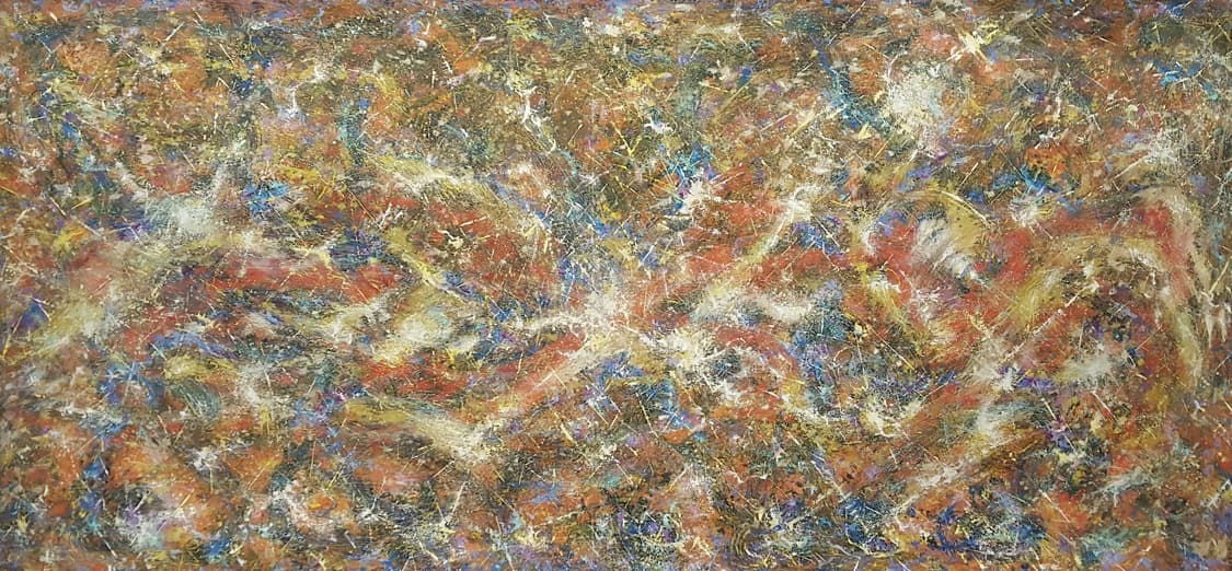 Narducci Untitled, #320, acrylic on canvas
