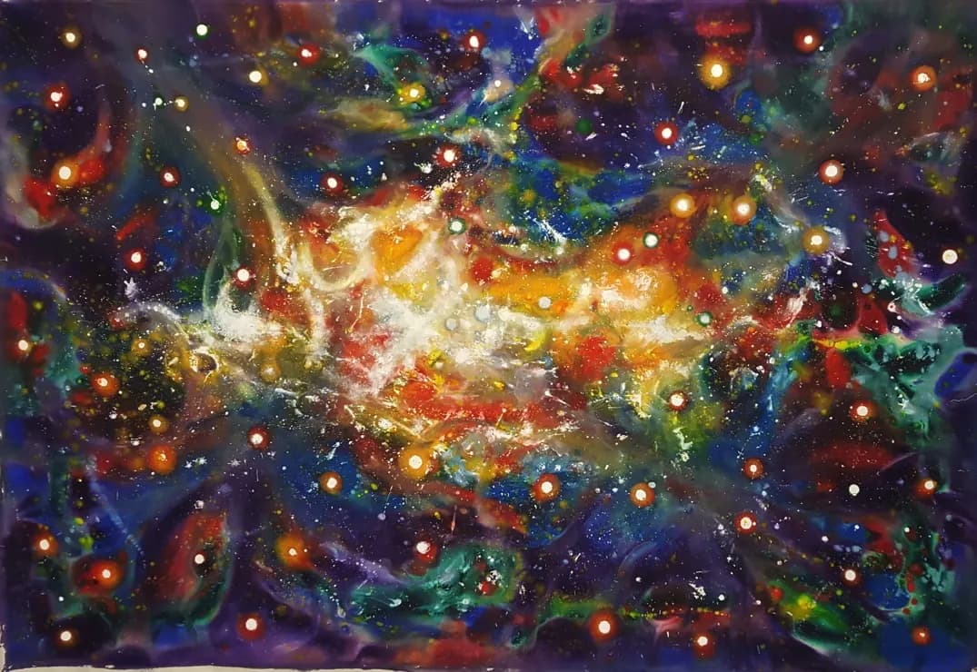 Narducci Untitled, #311, acrylic on canvas