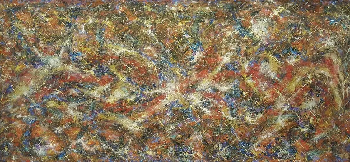 Narducci Untitled, #320, acrylic on canvas