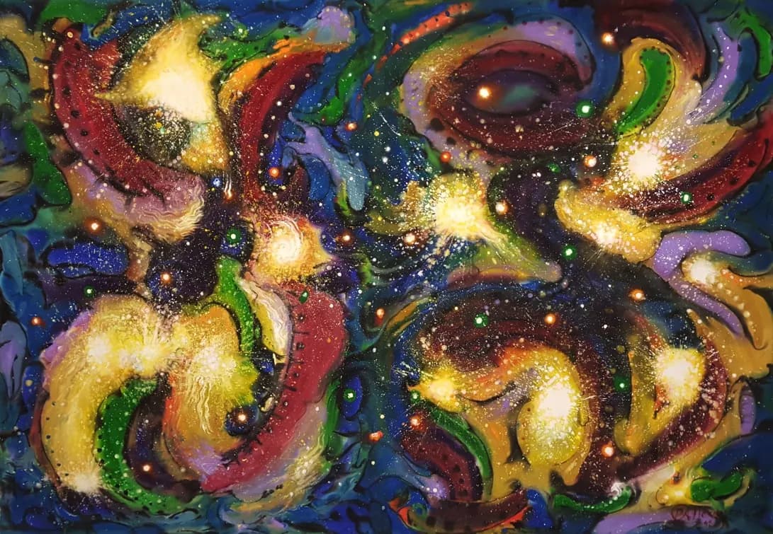 Narducci Annunciation II, #322, acrylic on canvas