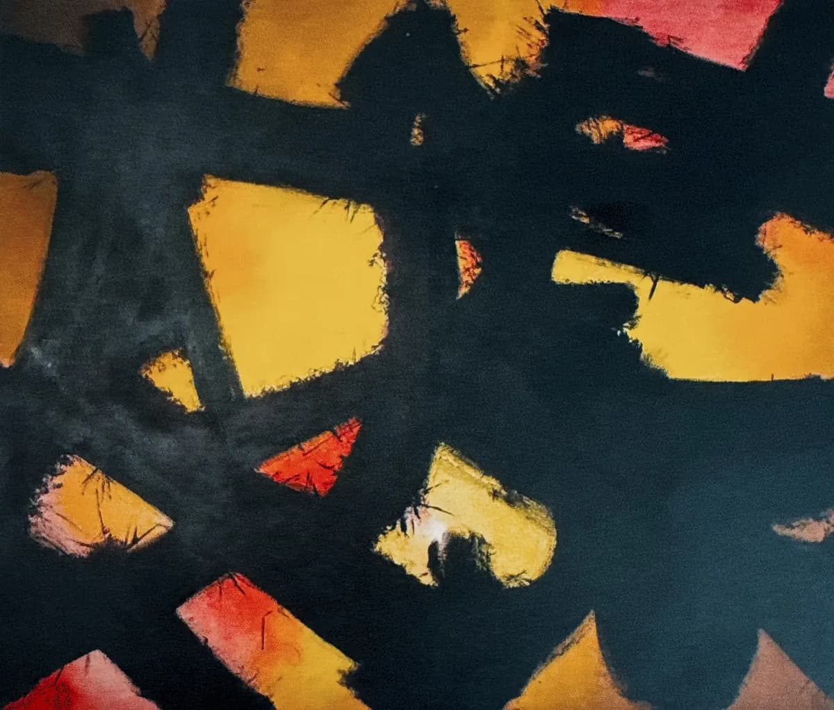 Narducci, Homage to Franz Kline, oil on canvas